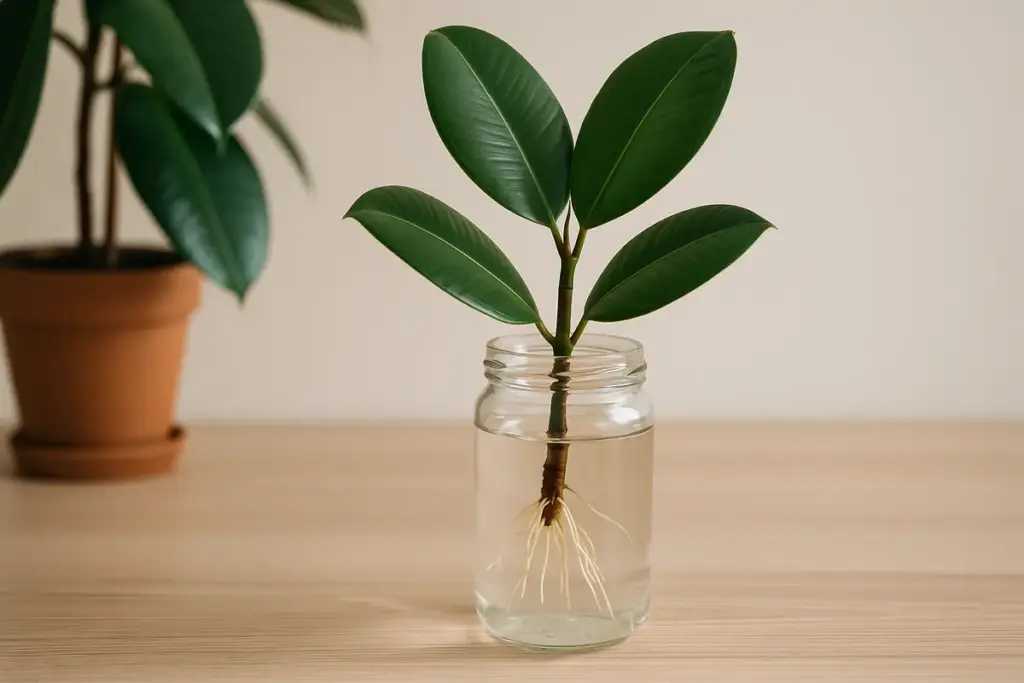 Propagazione del ficus elastica in acqua: la strategia che garantisce radici sane e forti