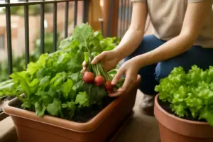 Ortaggi da balcone a crescita rapida: la varietà che offre raccolti continui senza grande esperienza