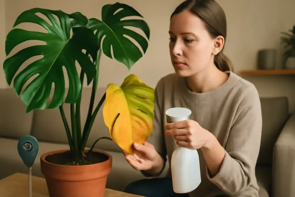 Monstera facile in casa: come evitarne l’ingiallimento seguendo questi semplici passaggi