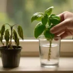 Perché il basilico secca subito? Il tip che allunga la sua vita sul davanzale