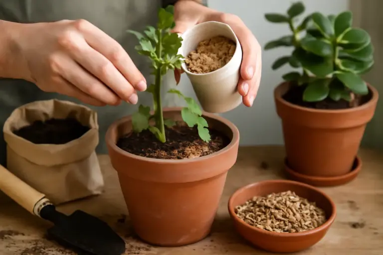 Concimazione biologica delle piante in vaso: il materiale naturale che rinforza il terriccio senza rischi