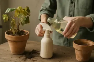 Si può rinvigorire una pianta sofferente solo con rimedi naturali? Il suggerimento che ridà vita anche ai vasi trascurati