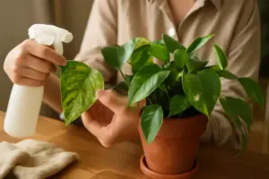 Come prendersi cura del pothos? L’accorgimento che previene le foglie macchiate