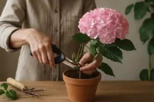 Ortensia in vaso per principianti: come evitare errori di potatura che compromettono la fioritura