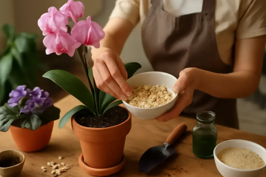 Come favorire la fioritura delle piante d’appartamento? I nutrienti naturali da aggiungere subito