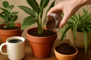 Concime fatto in casa con fondi di caffè: perché alcuni tipi di piante lo amano davvero