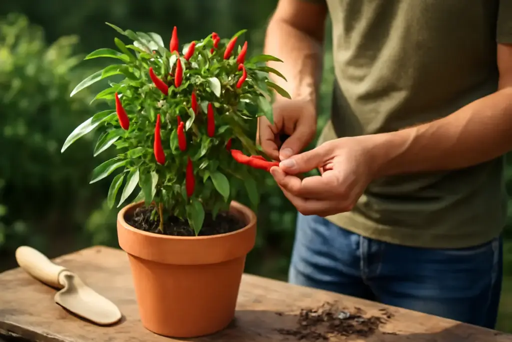 Coltivare il peperoncino in vaso: il trucco per ottenere frutti più piccanti e abbondanti