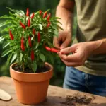 Coltivare il peperoncino in vaso: il trucco per ottenere frutti più piccanti e abbondanti