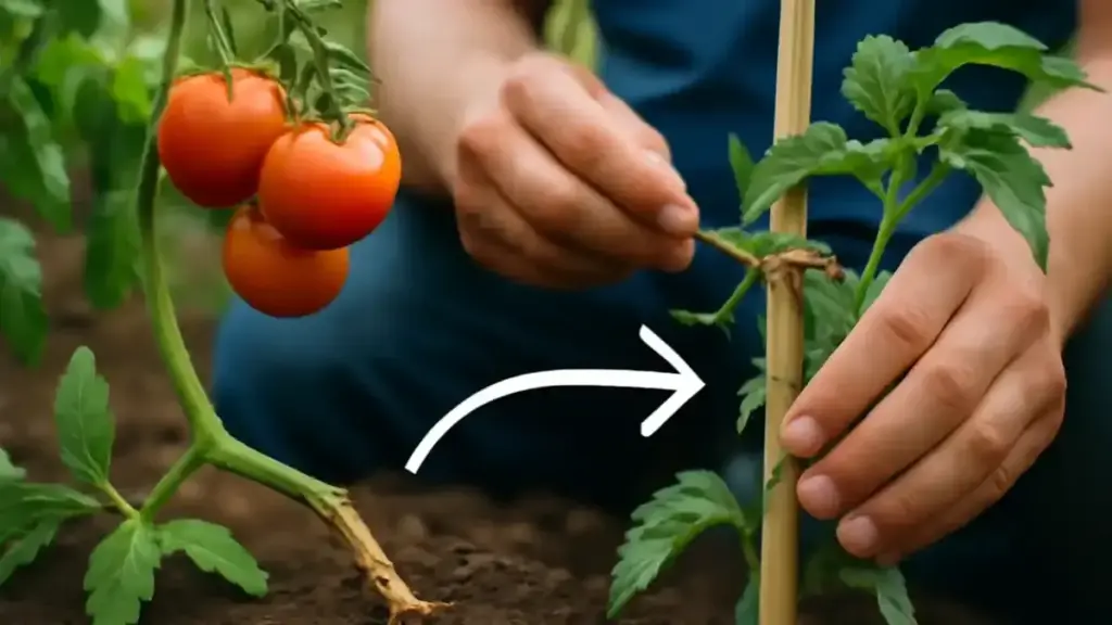 Pomodori sostenuti con il filo: come togliere i legacci a fine coltivazione senza strappare le piante