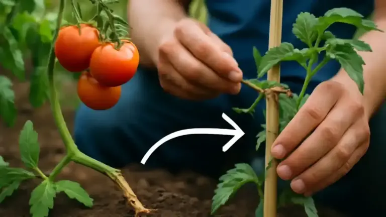 Pomodori sostenuti con il filo: come togliere i legacci a fine coltivazione senza strappare le piante